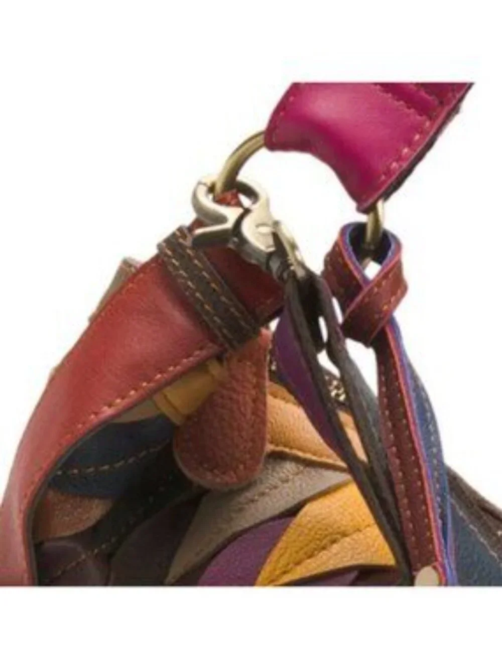 AMERILEATHER Leather Zoe Shoulder Bag - Picture 4 of 6